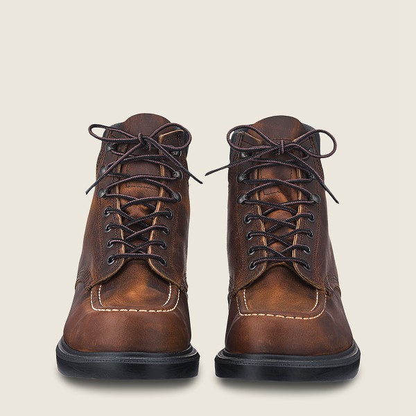 Red Wing Heritage Bot Erkek - Classic Supersole - 6-Inchr Rough & Tough Deri - Koyu Kahverengi - 78I